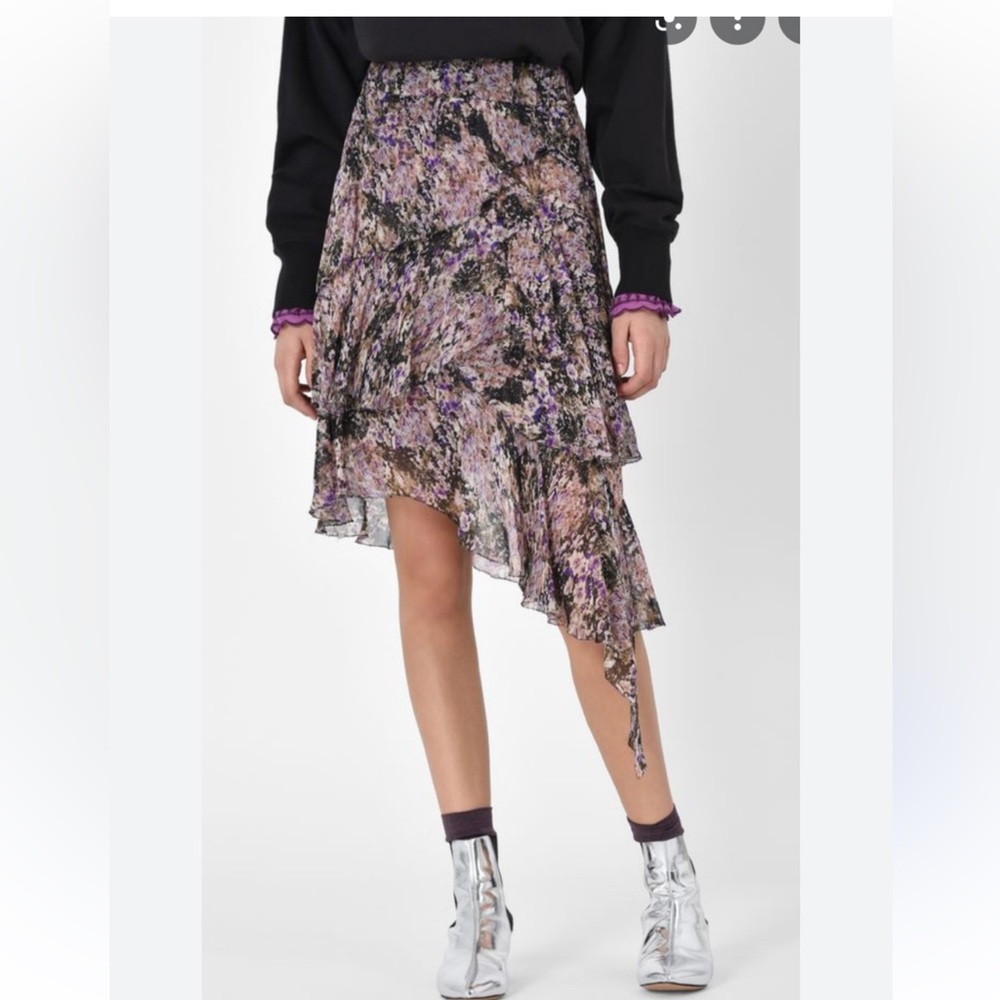 ISABEL MARANT ÉTOILE Purple Jeezon Mini Skirt